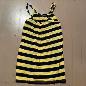 Splendid yellow/navy stripe tank